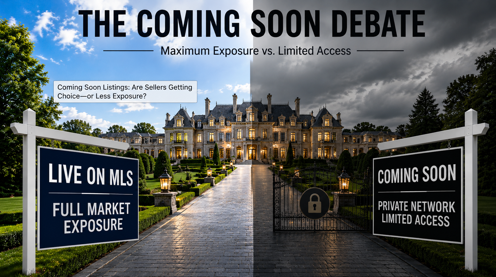 Coming Soon Listings: Are Sellers Really Getting More Control—Or Less Exposure?